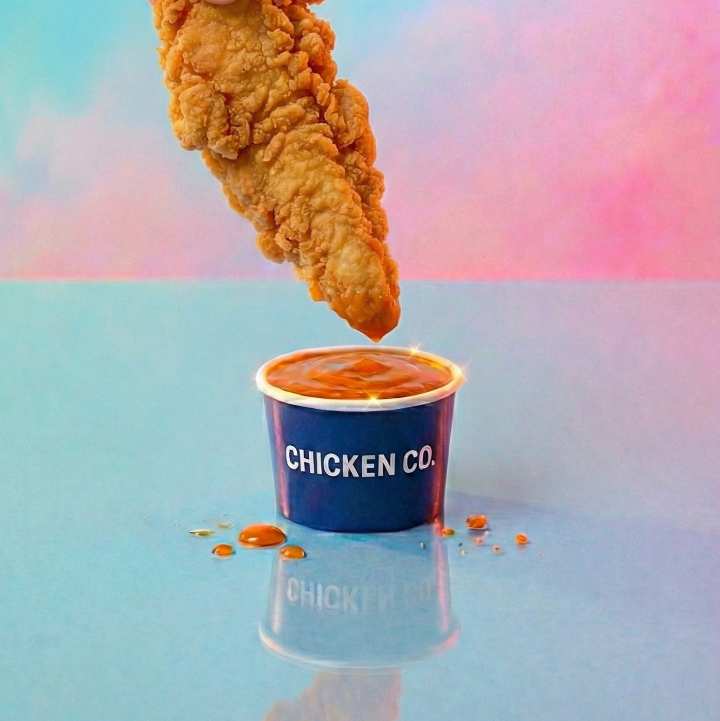 dipping cup sauce and chicken wing disposable cup for dipping and dip